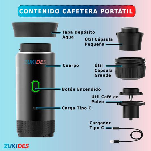 Cafetera Portátil | ¡El Mejor Café a 1/5 Minutos!