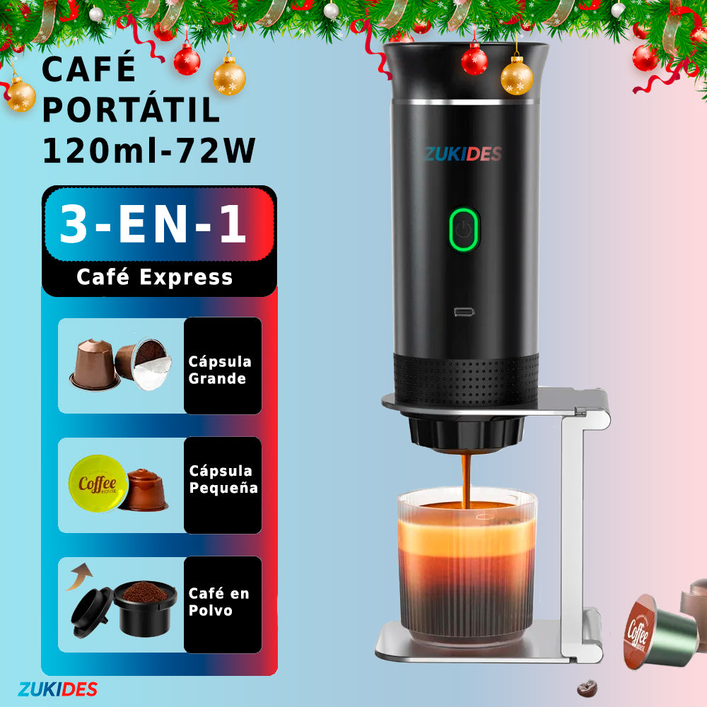 Cafetera Portátil | ¡El Mejor Café a 1/5 Minutos!